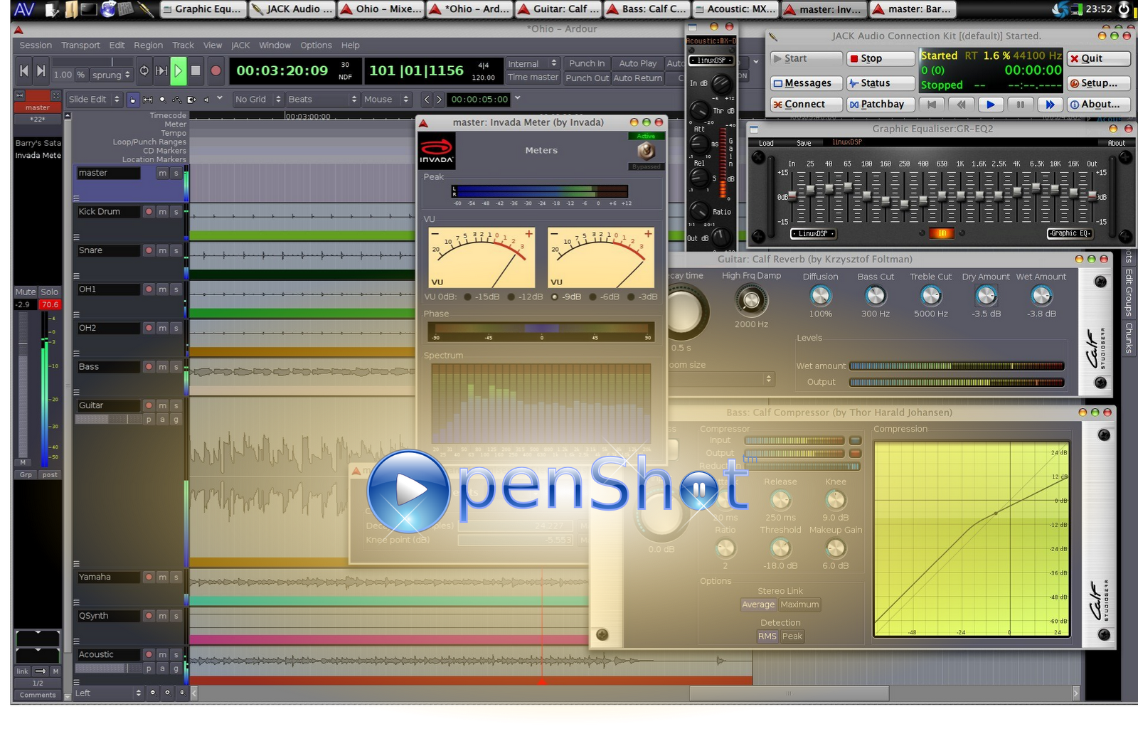 openshot now included in av linux 3.0!